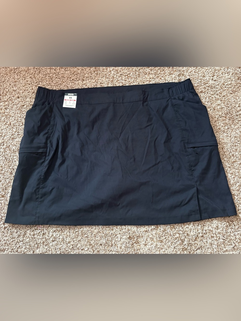 Duluth Trading Dry on the Fly Pull On Skort women’s size 4X black NWT!!